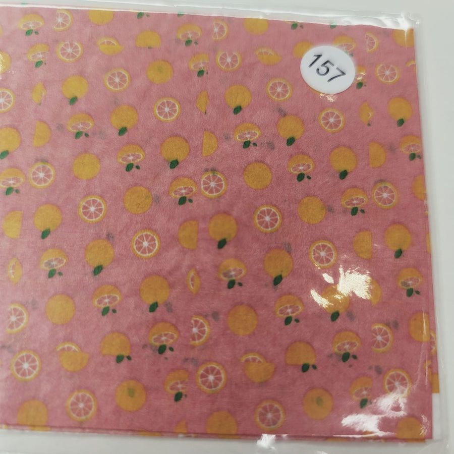 Decoupage Tissue for Clays and DIY Projects #21 Approx. 18cmx18cm