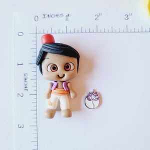Aladin #007 Clay Doll for Bow-Center, Jewelry Charms, Accessories, and More