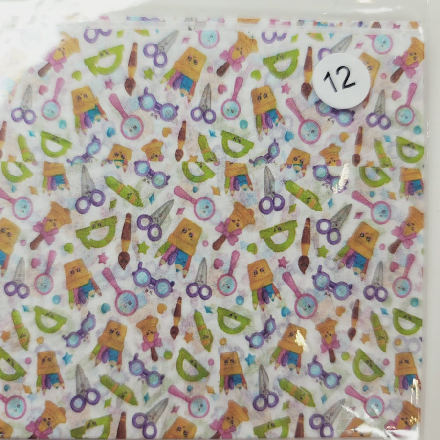 Decoupage Tissue for Clays and DIY Projects #12 Approx. 18cmx18cm