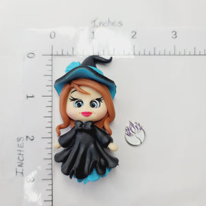 Witch Alora #578 Clay Doll for Bow-Center, Jewelry Charms, Accessories, and More