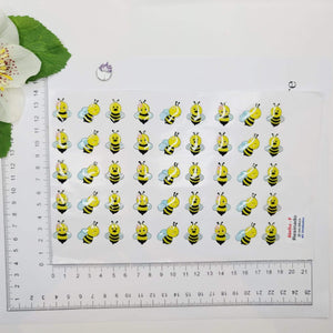 Adhesive Resin Cute Bee (P) MNC 20mm (H) 45 Units