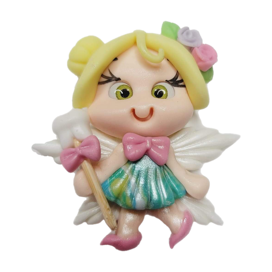 Precious Tooth Fairy #464 Clay Doll for Bow-Center, Jewelry Charms, Accessories, and More