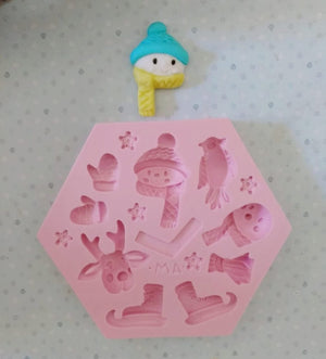 Christmas Kit Silicone Mold 390 MA