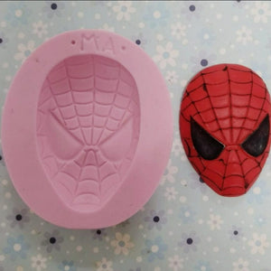 Spider Man face Silicone Mold 09 MA