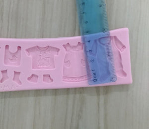 Miniature Baby Clothes Silicone Mold 229 MA