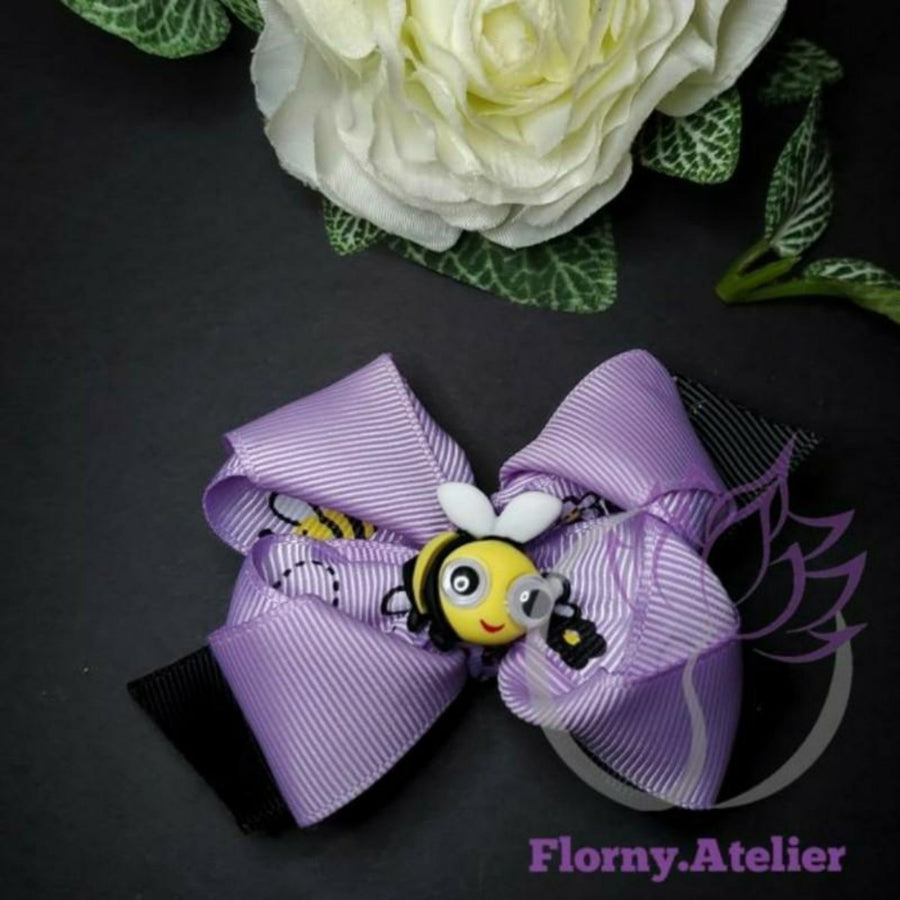 Bee Mini Hair-Bow