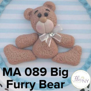 Big Furry Bear Silicone Mold MA 089