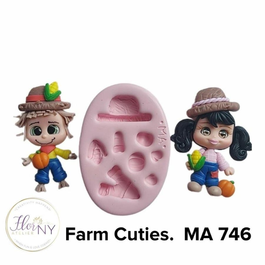 Farm Cuties Silicone Mold MA 746