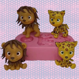 Animal Cake Toppers Mold ADG # 91