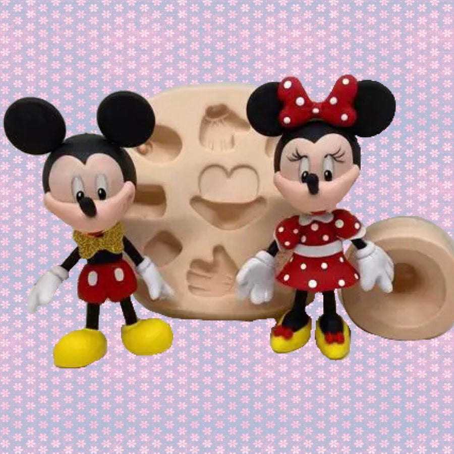 Mouse World Cake Toppers Mold ADG # 92
