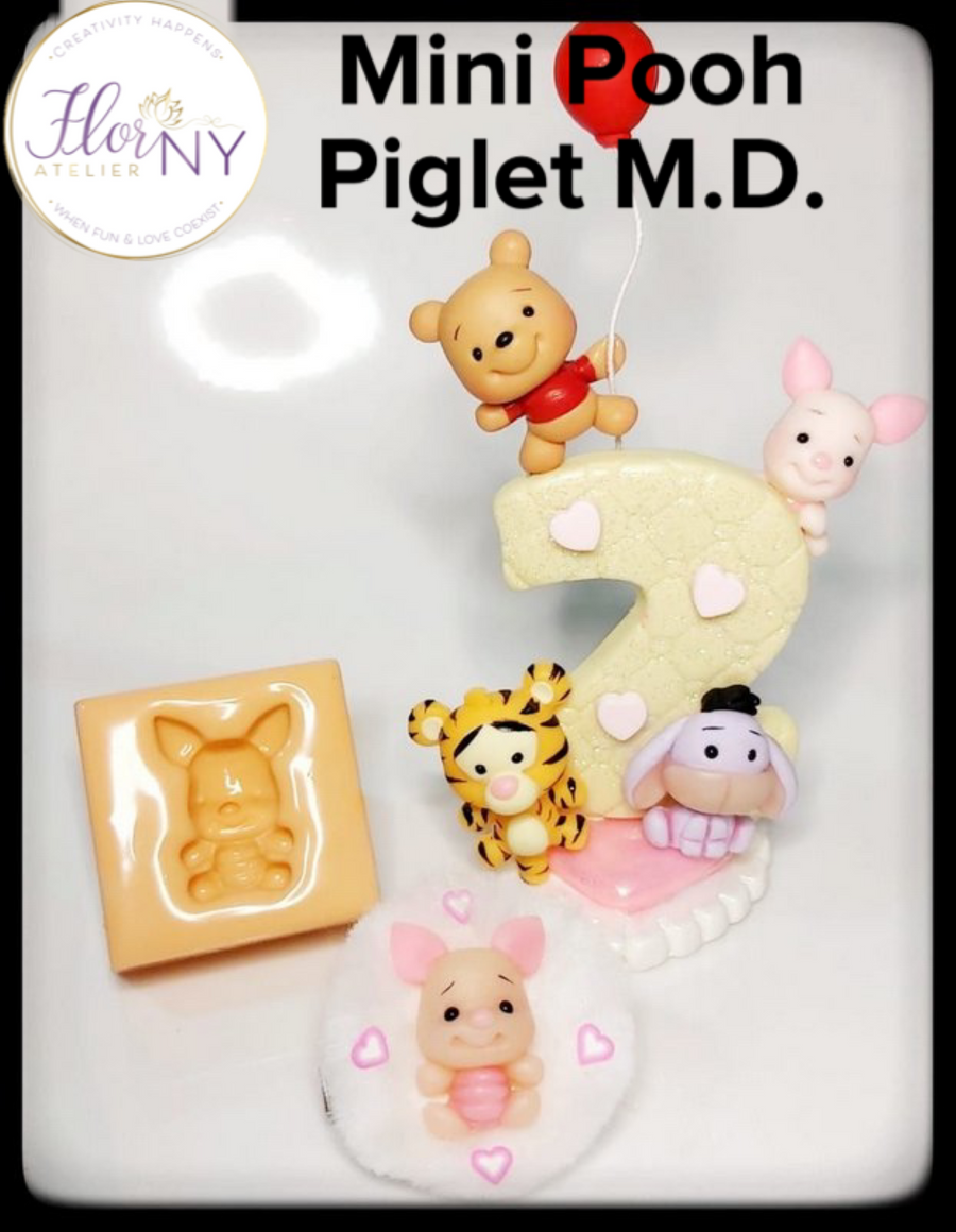(Minor Defects) Mini piglet silicone mold M.D. #5