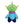Load image into Gallery viewer, Mini Alien #397 Clay Doll for Bow-Center, Jewelry Charms, Accessories, and More
