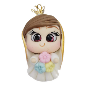 Miracle #406 Clay Doll for Bow-Center, Jewelry Charms, Accessories, and More