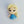 Load image into Gallery viewer, Mini Blond Princess #398 Clay Doll for Bow-Center, Jewelry Charms, Accessories, and More
