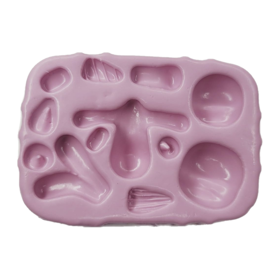 Hanging Little Zoo Creatures Silicone Mold MJ #20