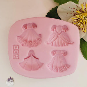 Princess Dress Silicone Mold ADD #53