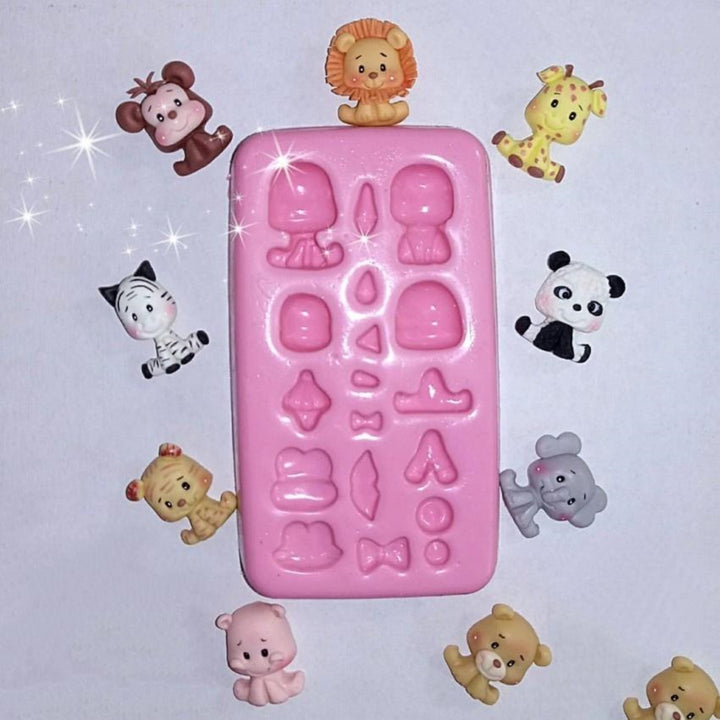 Cartoon Bear Ice Cube Trays, Silicone Animal Mold, Ice Cube For