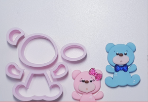 Teddy Bear Craft Plastic Cutters - F.R.
