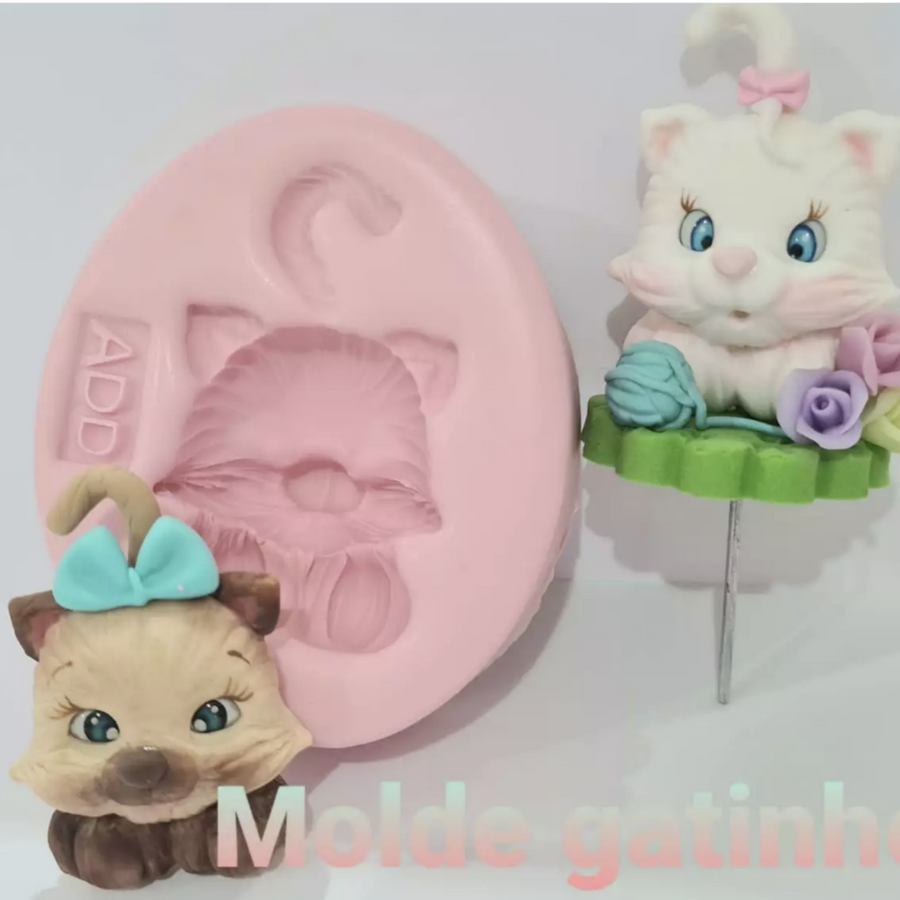 Adorable Cat Silicone Mold ADD #66