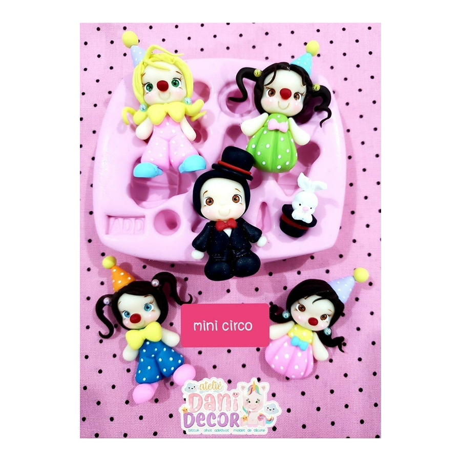 Mini Circus Dolls Universal 3D Silicone Mold ADD #37