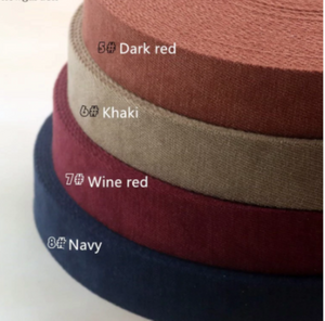 Twill Velvet Fabric Ribbon - Sold by the Yard