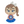 Load image into Gallery viewer, Cap America Super Girl #099 Clay Doll for Bow-Center, Jewelry Charms, Accessories, and More
