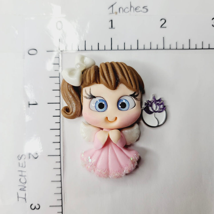 Devi #146 Clay Doll for Bow-Center, Jewelry Charms, Accessories, and More