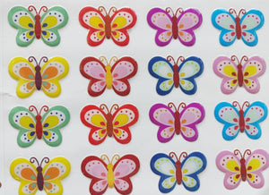 Adhesive Resin Cute Butterfly (P) MNC 503 13x9mm 100 Units