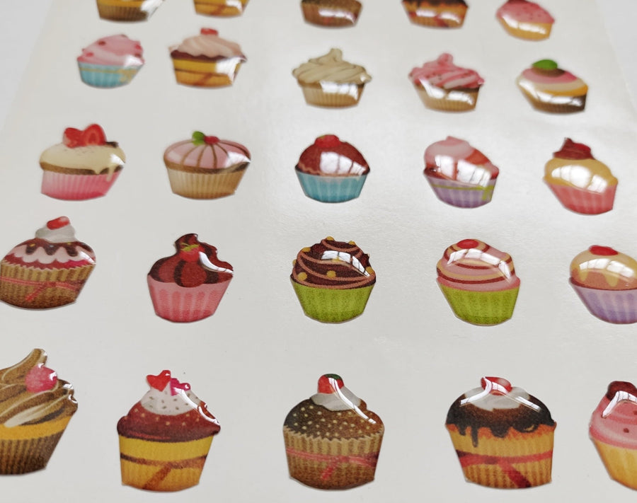 Adhesive Resin Cupcakes (M) MNC 509 12mm 60 Units