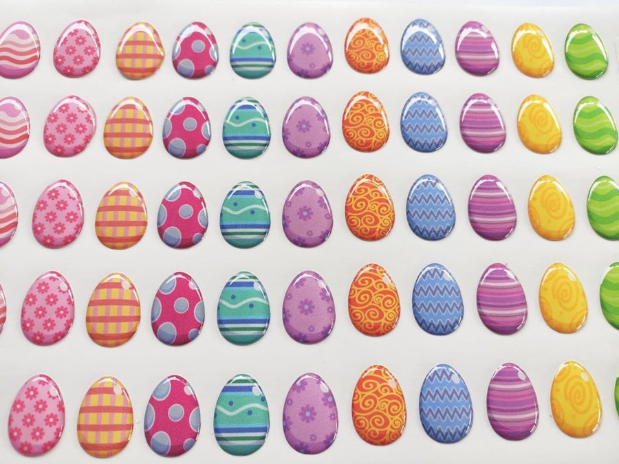 Adhesive Resin Easter Eggs (M) MNC 55 Units