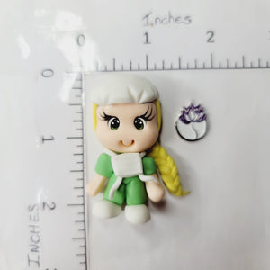 Larissa #313 Clay Doll for Bow-Center, Jewelry Charms, Accessories, and More