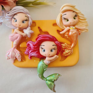 MD #87 Mermaids Silicone Mold