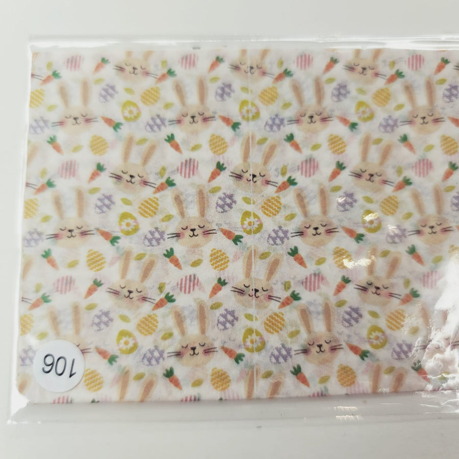 Decoupage Tissue for Clays and DIY Projects #16 Approx. 18cmx18cm