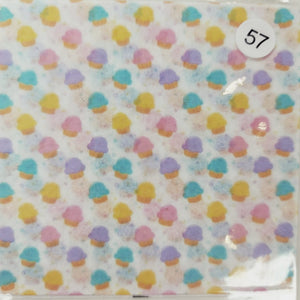 Decoupage Tissue for Clays and DIY Projects #8 Approx. 18cmx18cm