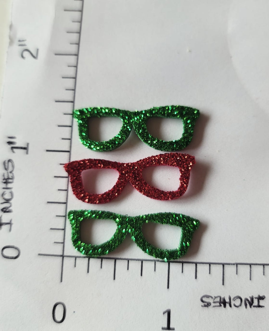 E.V.A. Multicolor Eye Glasses for Clays (50 un) - 3 cm