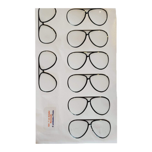 Adhesive Resin Eye Glasses for Clays MNC 524 AVIATOR 7cm 8Units