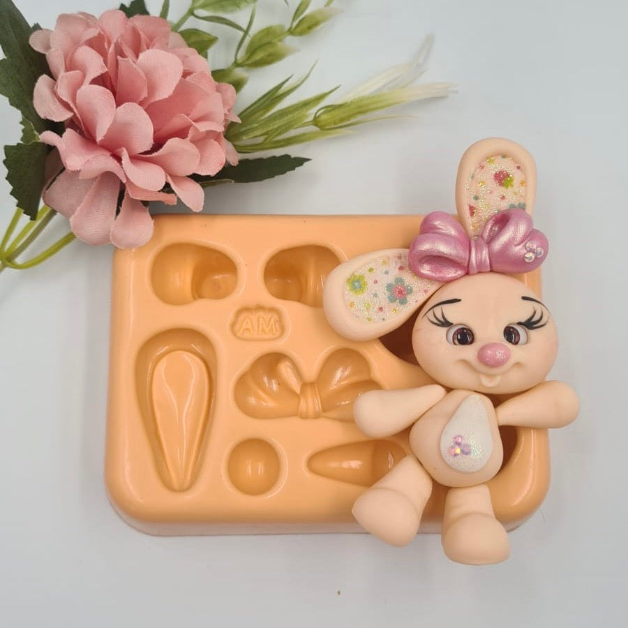 Charming bunny Mold MD#44