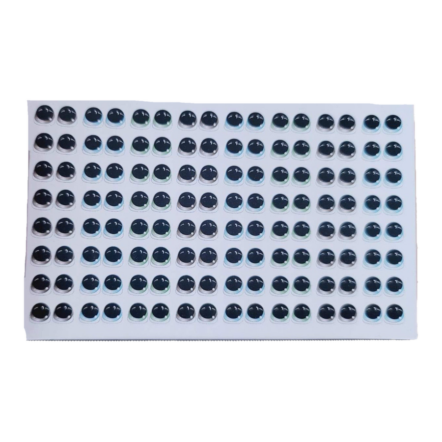 Adhesive Eyes for Clays Multicolor DAB 4045 MED 64Pairs
