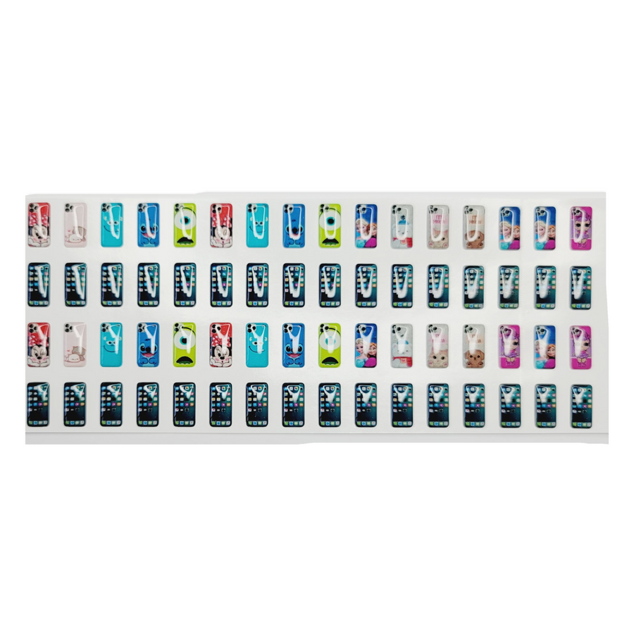 Adhesive Resin Cell Phone STY 15x7 mm 64 units