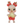 Load image into Gallery viewer, Kalie Reindeer Xmas #291 Clay Doll for Bow-Center, Jewelry Charms, Accessories, and More
