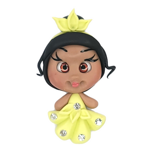 Tiana Princess Yellow #131 Clay Doll for Bow-Center, Jewelry Charms, Accessories, and More