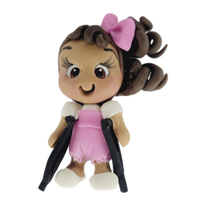 Tamara #546 Clay Doll for Bow-Center, Jewelry Charms, Accessories, and More