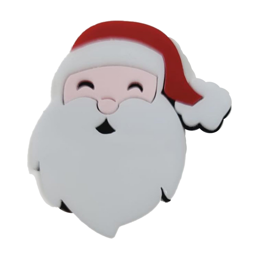 Santa's Face Double Acrylic Apliques